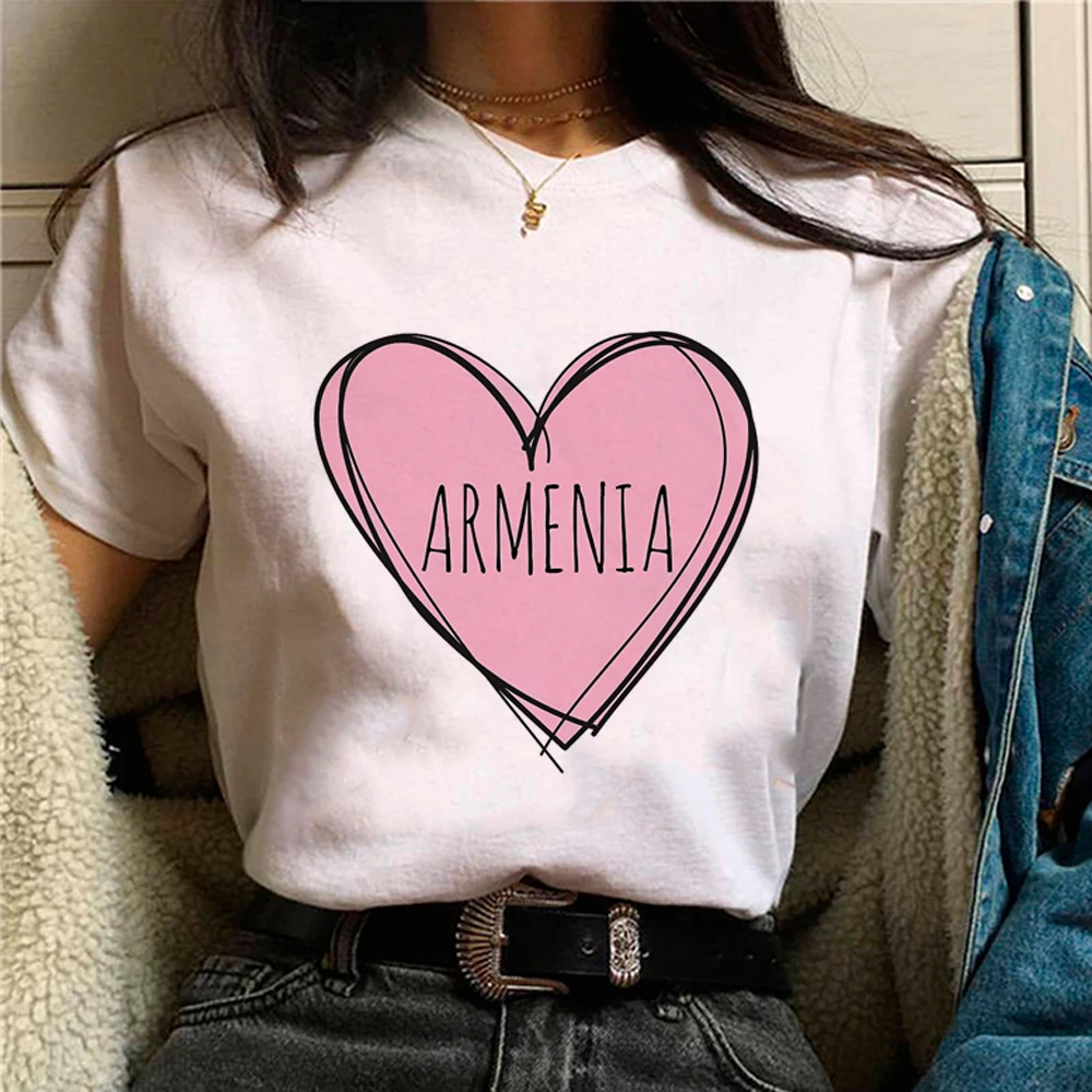 Армения, лучшие женские дизайнерские летние футболки Y2K, женская одежда 2000-х годов