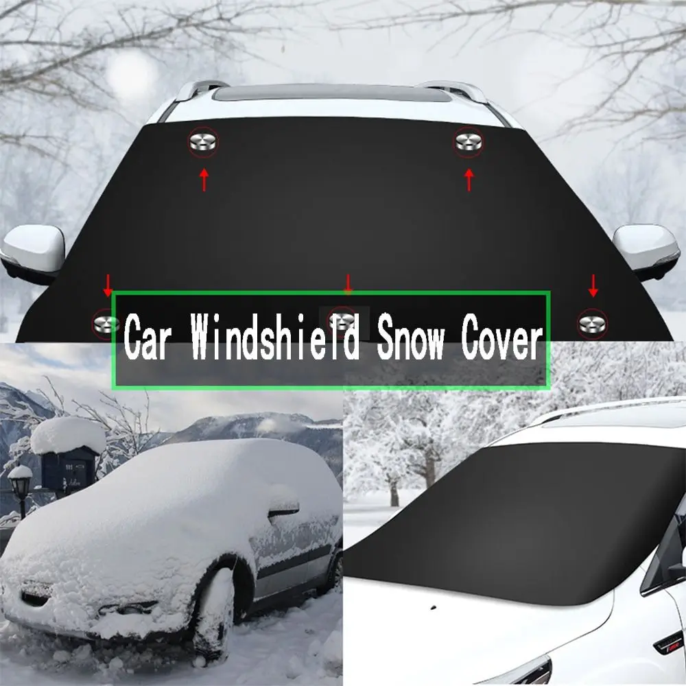 Ветрозащитное ветровое стекло автомобиля, защита от снега, защита от угона с защитой боковых зеркал, утолщение ветрового стекла, защита окон автомобиля